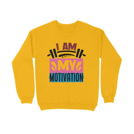 Women's I Am My Motivation Graphics Printed Sweatshirts