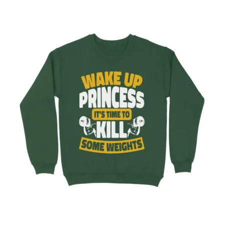 Women's Wake Up Princess Graphics Printed Sweatshirts