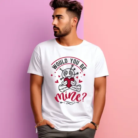 Men's Would You Be Mine Graphics Printed T-Shirt