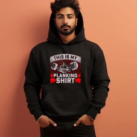 Men's This is My Planking Shirt Graphics Printed Hoodies