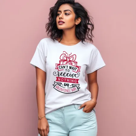 Women's Can't Wait to Receive Nothing Graphics Printed T-Shirt
