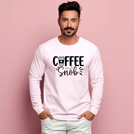 Men's Coffee Snob Graphics Printed Sweatshirts