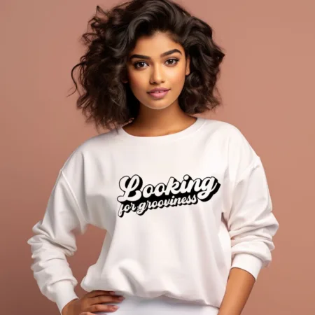 Women's Looking For Grooviness Graphics Printed Sweatshirts