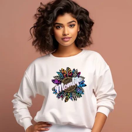 Women's Mom Life Graphics Printed Sweatshirts