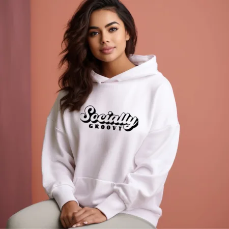 Women's Socially groovy Graphics Printed Hoodies