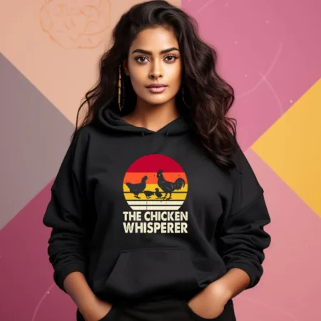 Women's The Chicken Whisperer Graphics Printed Hoodies