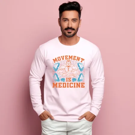 Men's Movement Is Medicine Graphics Printed Sweatshirts