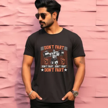 Men's Don't Fart Don't Fart Graphics Printed T-Shirt