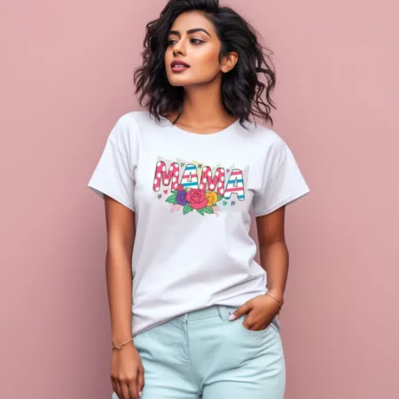 Women's Mama Graphics Printed T-Shirt
