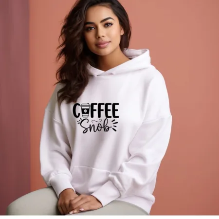 Women's Coffee Snob Graphics Printed Hoodies