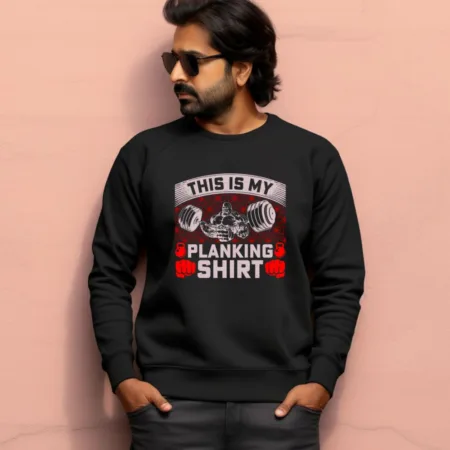 Men's This is My Planking Shirt Graphics Printed Sweatshirts