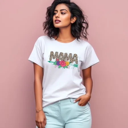Women's Mama Graphics Printed T-Shirt