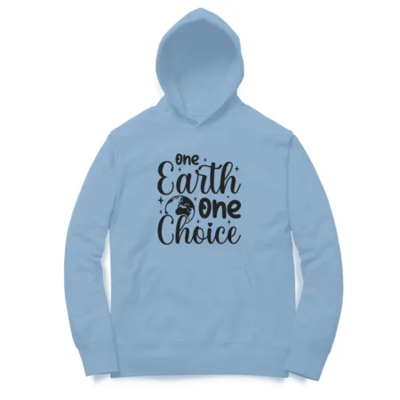 Men's One Earth One Choice Graphics Printed Hoodies