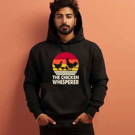 Men's The Chicken Whisperer Graphics Printed Hoodies