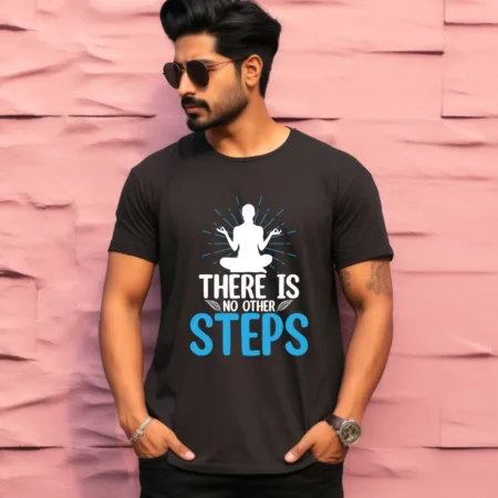 Men's There Is No Other Steps Graphics Printed T-Shirt