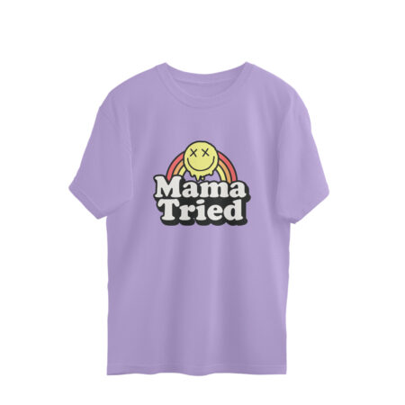 Men's Mama Tried Graphics Printed Oversized T-Shirt