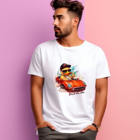 Men's Duck This Shit Graphics Printed T-Shirt