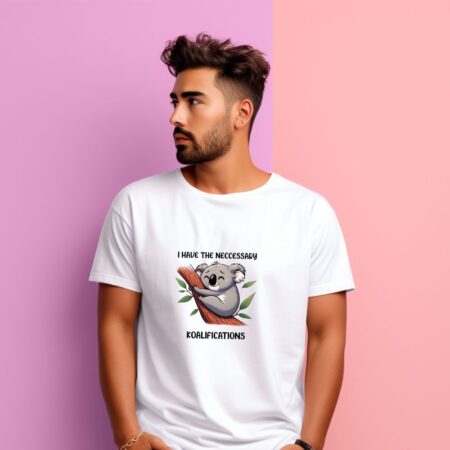 Men's I Have The Neccessary Koalifications Graphics Printed T-Shirt