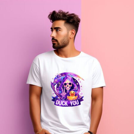 Men's Duck You Graphics Printed T-Shirt