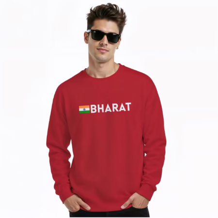 Men’s Bharat Quote Printed Sweatshirts